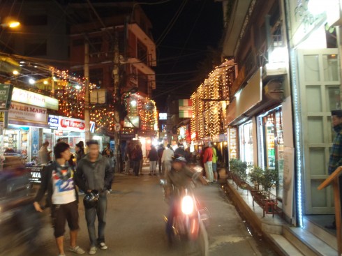 A street in Thamel