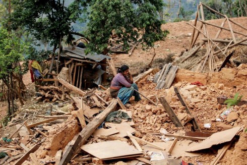 earthquake damage house