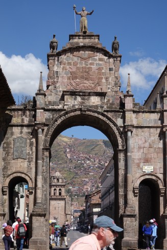 Arco Santa Clara, one of the four entrances to Cusco