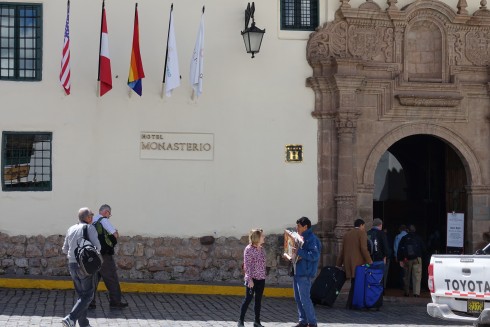 Arriving at the Hotel Monasterio