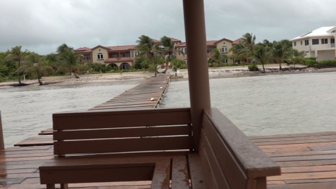 This bench ended up on the beach at Capricorn